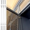 30PCS Cabinet Door Restraint,Cabinet Hinge Limiter,Door Opening Angle Protector with