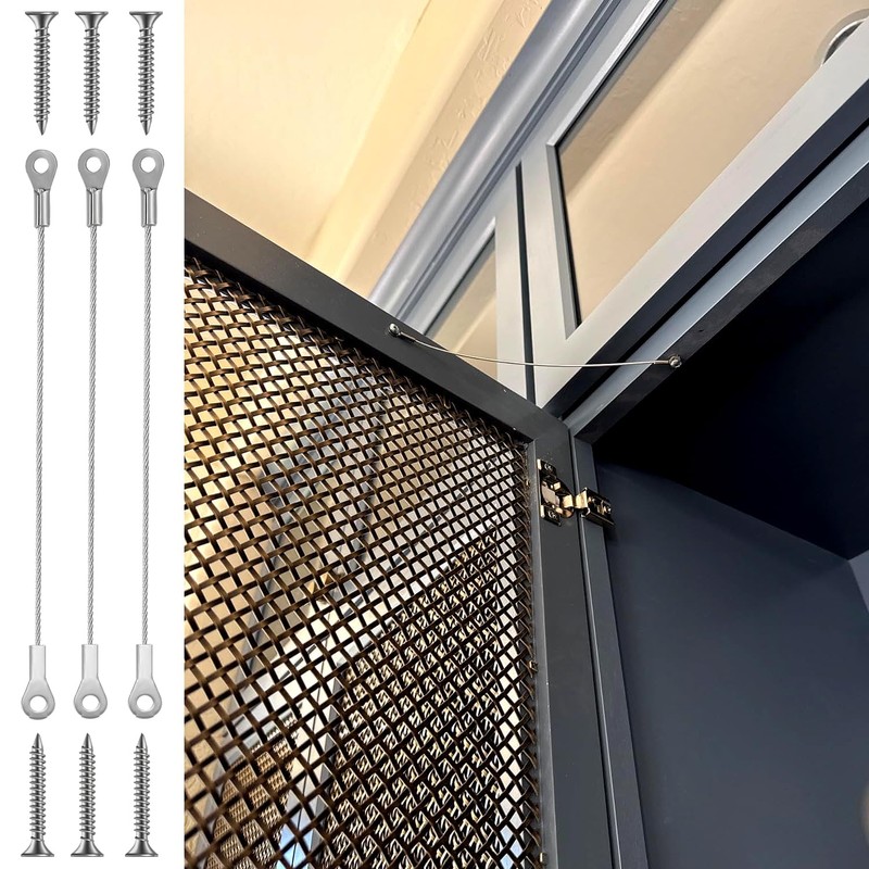 30PCS Cabinet Door Restraint,Cabinet Hinge Limiter,Door Opening Angle Protector with