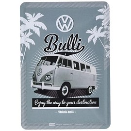 Nostalgic Art-VW Camper VAN-Retro Tin Sign / 10 x 14 CM
