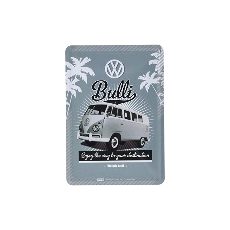 Nostalgic Art-VW Camper VAN-Retro Tin Sign / 10 x 14