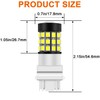3157 BAY15D Strobe Flash Blinking Reverse Lights LED Bulbs with