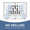 Commercial Paper Towel Dispenser Wall Mount Adhesive Multifold Trifold cFold