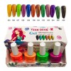 Gelish Set Esmaltes Caja 12 Gel Polish 3 Pasos Yuan