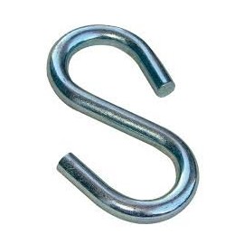 Rocky Mountain Goods Steel Open S Hooks 1 1/2” Pack of 20 - High Grade Metal S Hooks for Hanging Items Outdoors/Indoors - Can Hold up to 100 lbs