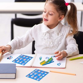 Zonon 112 Pieces Winter Stickers Snowflake Stickers Cartoon Snowman Holiday Stickers Assortment Snowflake Stickers Teacher Reward Stickers for Kids,14 Styles