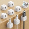 9-Pack Magnetic Cable Clips for Organized Cable Management