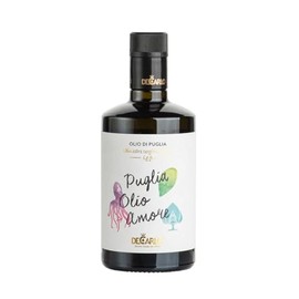 De Carlo. Puglia Olio Amore. Olio di Puglia. Extra Virgin Olive Oil. PGI. 500ml (16.91oz).
