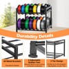 MAYJOY Desktop 3D Printer Filament Storage Rack, 2-Tier Metal