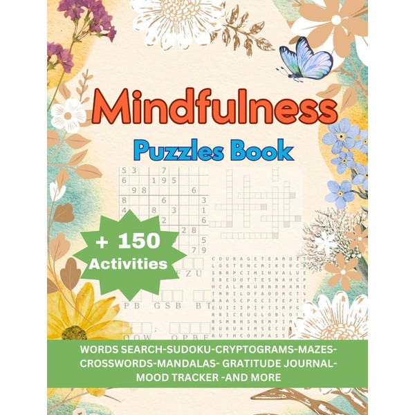 Mindfulness Puzzle Book: Activity book for adults to foster mental
