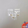 3 Pcs Pistol Keychain Bullet Gun Model Keychain Bullet Metal