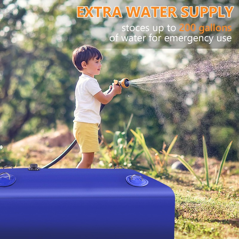 LOFTANK Water Tank, Water Storage Bladder, 65 Gallon Portable Large