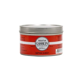Gamblin Relief Ink Napthol Scarlet 175Ml