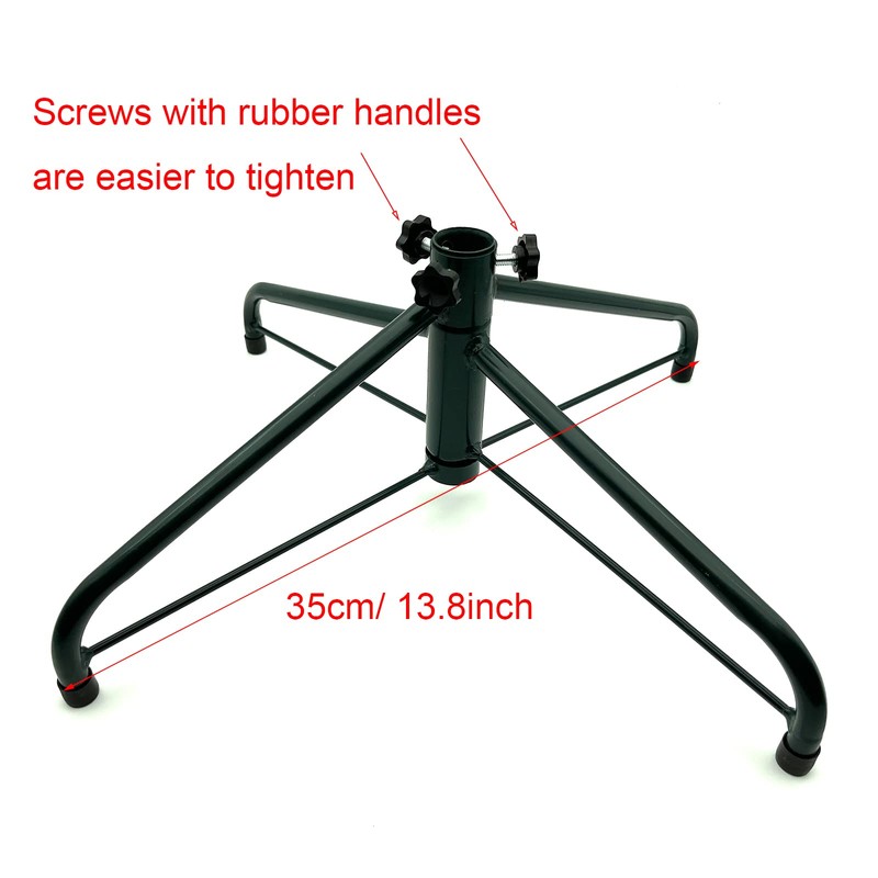 YUNSTK 35cm Christmas Tree Stand for Artificial Trees, Metal Xmas