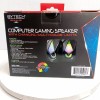 Bytech Computer Gaming Speakers With Changing Multi-Color Lights PC MAC