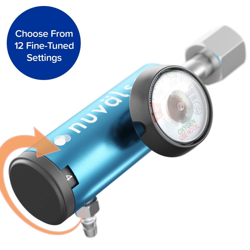 Nuvälsa Ozone Therapy Low Flow Oxygen Regulator – Easy to