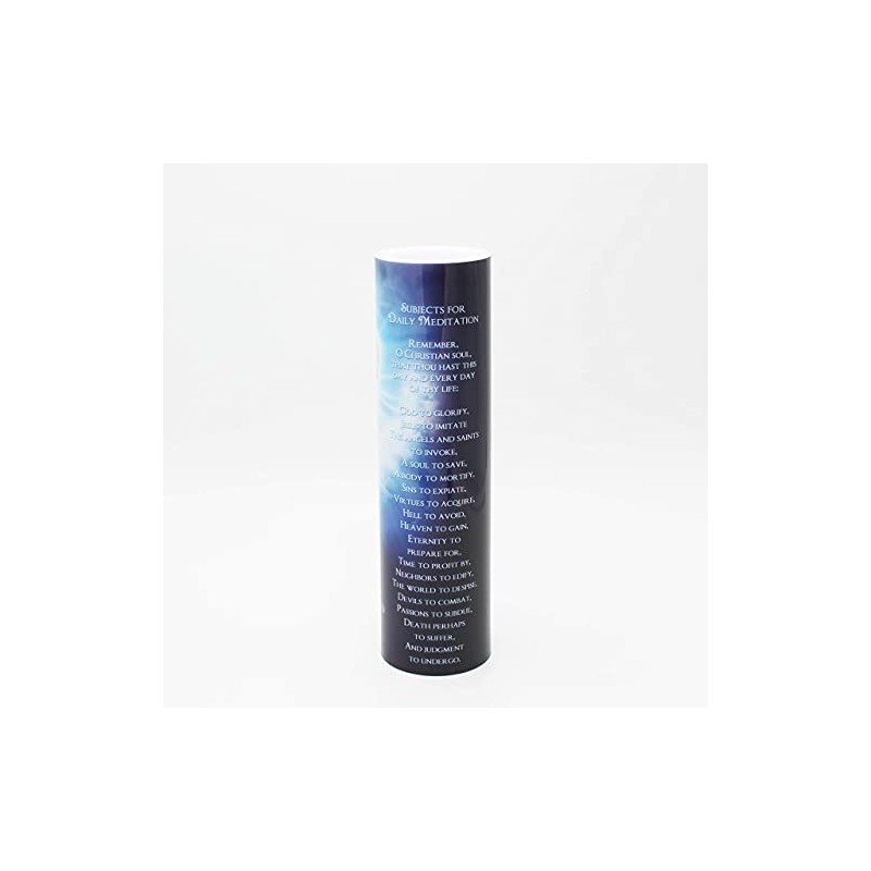 THE SAINTS COLLECTION Holy Spirit Blue, LED Flameless Devotional Prayer