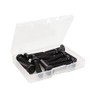 cSeao 20pcs Black 1/4-20 x 5/8" Socket Cap Screws Allen