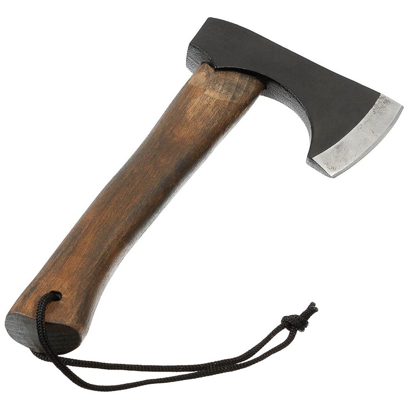 Fox Outdoor Viking Axe Wooden Handle Leather Sheath