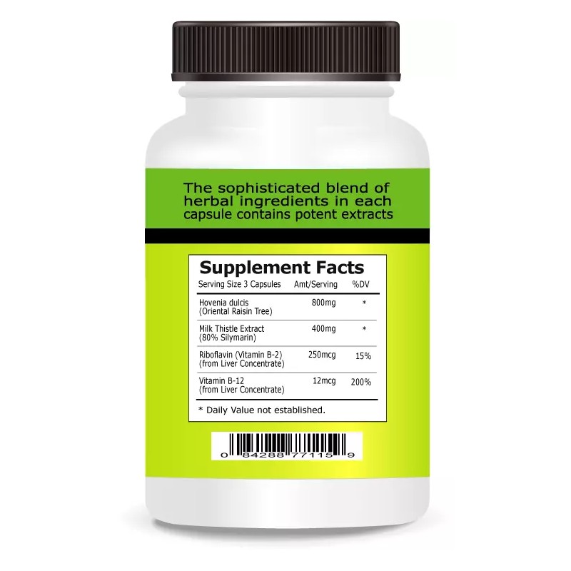 Nature's Opt Hovenia Extract, Prevent hangovers, brain & liver from