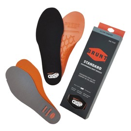 BRUNT Standard CUSH’N Insoles - Comfort Wook Boot Insoles - Built with CUSH’N Technology - Moisture Wicking - Anti-Odor Treatment - Bonus Memory Foam Layer
