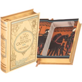 Leatherbound Book Safe - The Iliad and The Odyssey by Homer