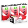 EBL 9V Rechargeable Batteries 9 Volt Lithium ion 600mAh Li-ion Batteries (4-Packs)