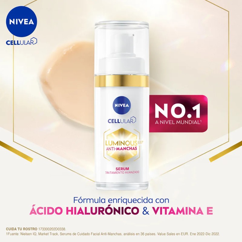Serum 30 ml + Fluido 40 ml Nivea Cellular Luminous