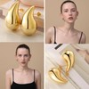 behone Chunky Gold Hoop Earrings Gold Drop Earrings Chunky Gold