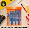 EffektWerk 10-Piece Jigsaw Blade Set, Heavy-Duty Carbide Jigsaw Blades w/Storage