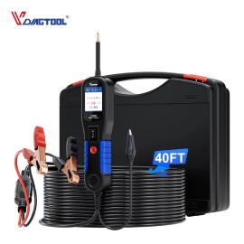 US Warehouse VDIAGTOOL V200 Power Probe 12V/24V Automotive Car Circuit Tester Electrical System Diagnostic Tools 40FT CableScreen Size: V200, Power Source: Corded Electric