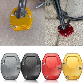 WOOGA Motorcycle Stand Foot Side Stand Extension Pad Magnification Plate for Ho&n & da Forza NSS 750 NSS750 Accessories 2021-2024 Motorcycle Parts and Accessories (Titanium)