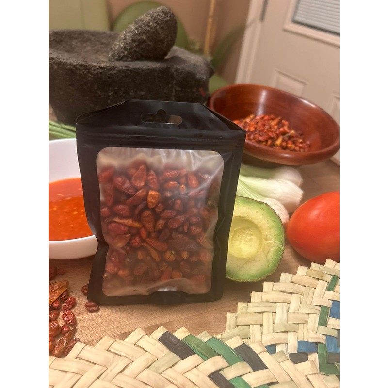 Generic Dried Whole Chili Pequin Peppers for Mexican food, Chile