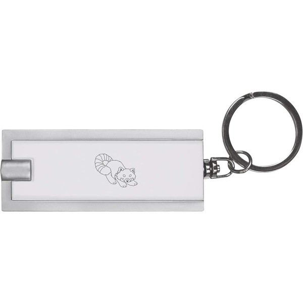 Azeeda 'Playful Red Panda' Keyring LED Torch (KT00040613)