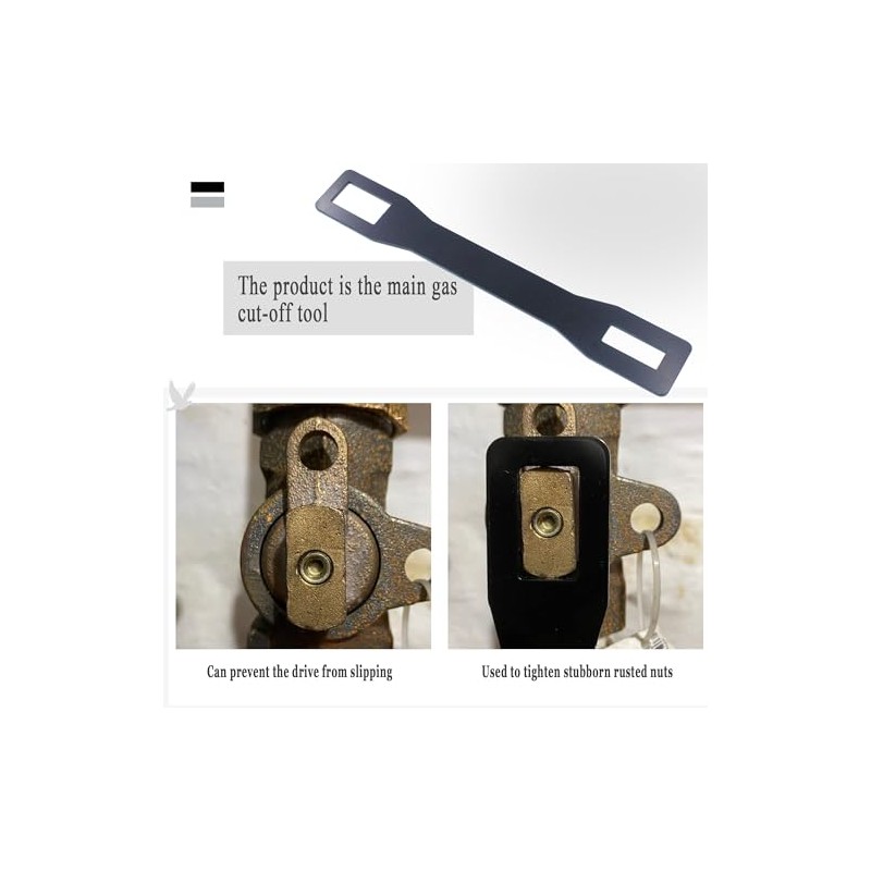 KAZFFD 3333 Earthquake Survival Tool, Emergency Gas Shut Off Wrench,Main