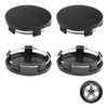 4 Pcs Alloy Wheel Centre Hub Caps, Center Caps for Alloy Wheels Universal Fit, 60mm OD, 56mm ID Durable ABS Construction, Suitable for All Cars, Protect & Enhance Your Vehicle's Wheels Easy to Install