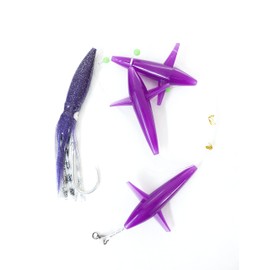 BLUEWING Fishing Daisy Chain Big Game Daisy Bird Bulb Squid Trolling Bird Tuna Lures Fishing Teasers for Marlin Sailfish Fishing Yellow/Green