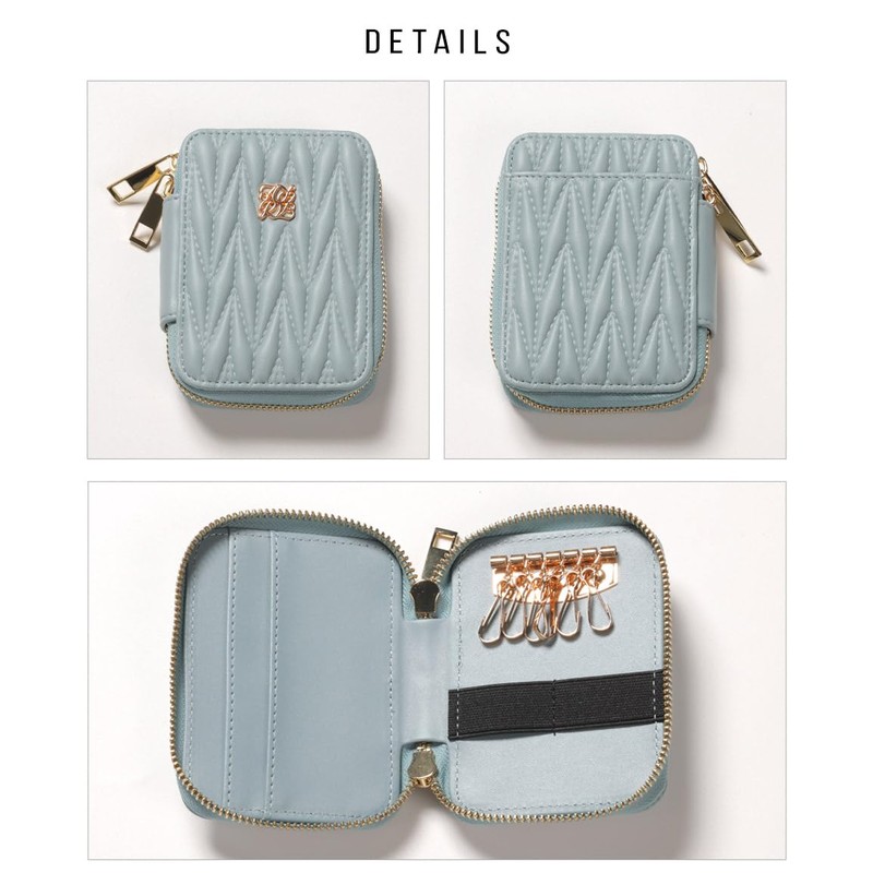 Alto Rose 333234 Key Case, 4 Stays in 2, Pouch