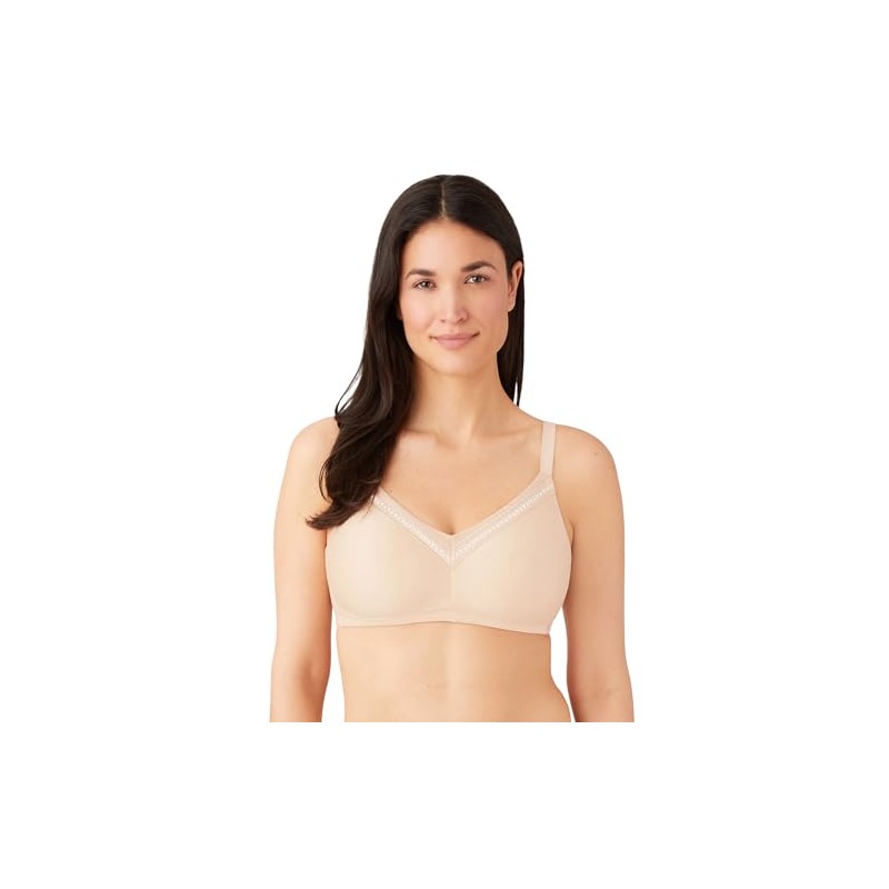 Wacoal Women's Perfect Primer Wire Free Bra, Sand, 36DDD