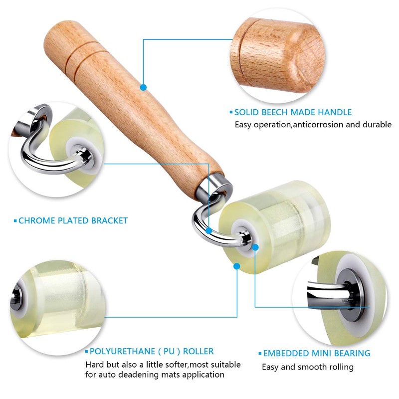 Auto Car Audio Sound Deadening Application Rolling Wheel Roller,Heat Abatement