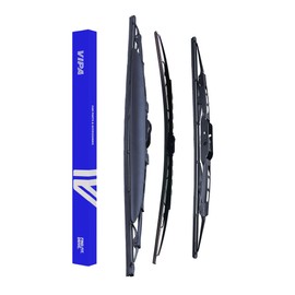 Vipa Car Parts Premium Wiper Blade Set | fits: VW Passat B5 Estate (Sep 1997 to Dec 2000) | All-Weather Performance | Durable, Streak-Free Windshield Wipers | Easy Installation