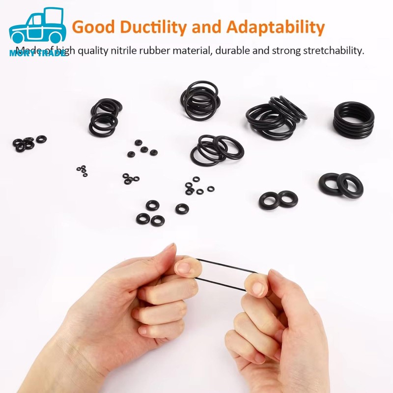 Morytrade O-Ring Set, Oring Size 30, 382 Pieces, Inner Diameter