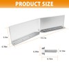 4 PCS Gutter Valley Splash Guards,Rain Gutter Valley Roofing Gutter