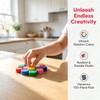 Healifty 100pcs Plastic Bottle Caps Colorful Bottle Protection Lids for