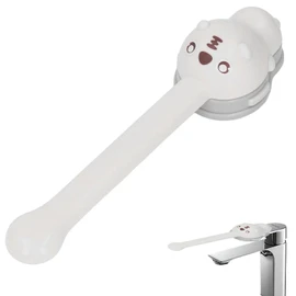 Faucet Handle Extender, Universal Children Cartoon Faucet Extender For Children,Faucet Extension Attachment Accessories For Bathroom Kitchen Bathtub Sink(White)