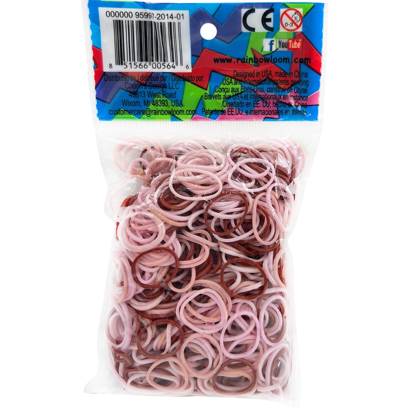 Rainbow Loom Mix Bands-Skin