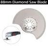 Segment Semicircle Saw Blade 88mm Multitool Diamond Oscillating Cutting Tool