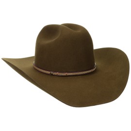 Stetson Powder River 4X Buffalo Felt Cowboy Hat Brown