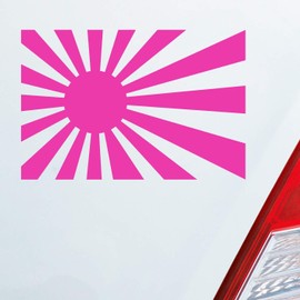 Hellweg Druckerei Kyokujitsuki Japan Rising Sun Car Sticker Rear Window Sticker
