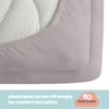 Silentnight Safe Nights Cot Size Fitted Sheets Set 100% Jersey