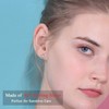 Chicsilver Aretes Acero Inoxidable Mujer Quirurgico Plata Para Mujer 925